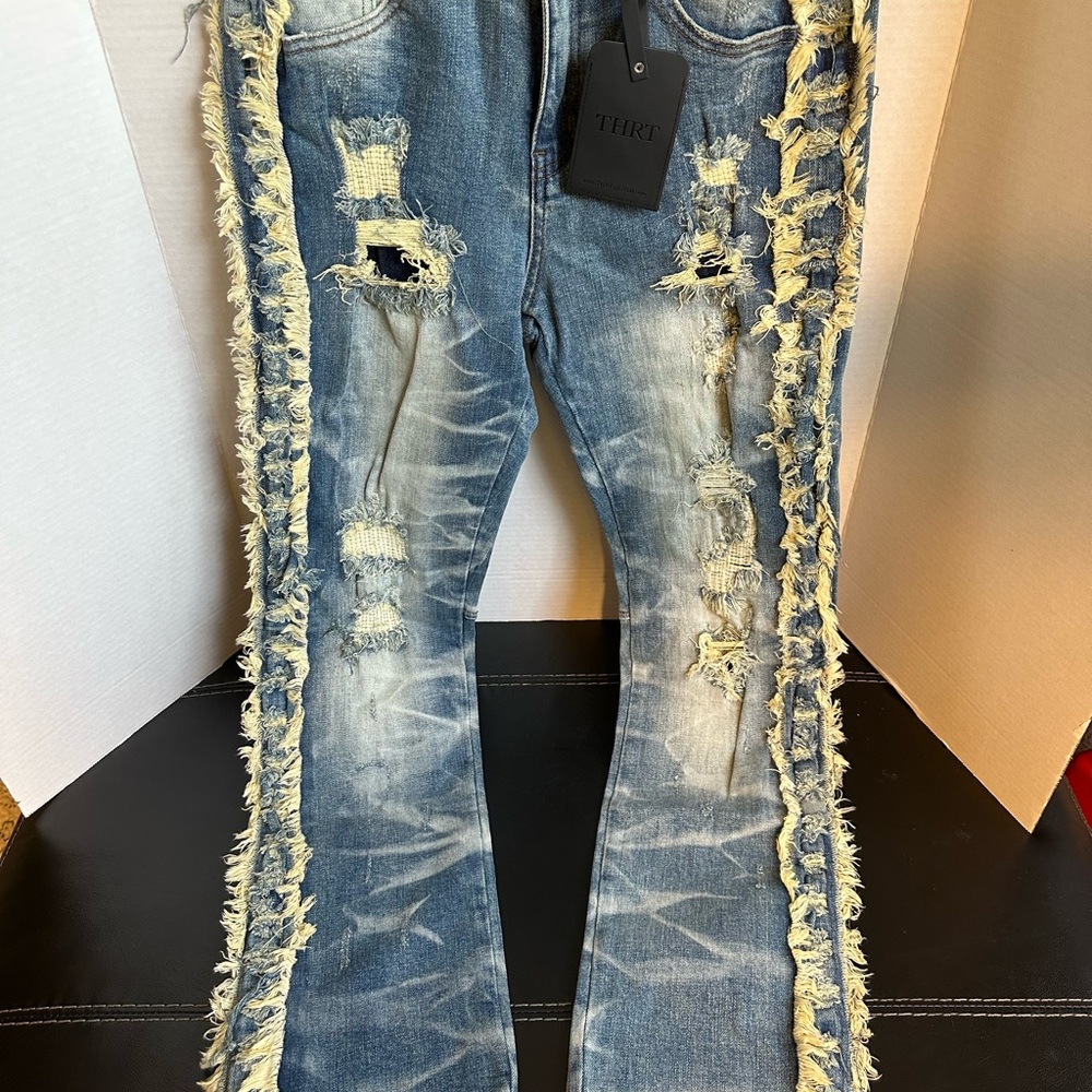 THRT Distressed Blue Jeans